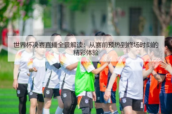 世界杯决赛直播全景解读：从赛前预热到终场时刻的精彩体验